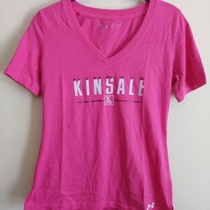 Under armor pink tee XS